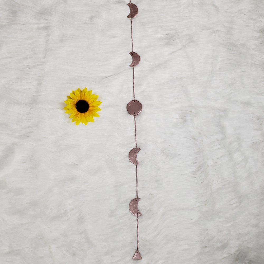 NWT Moon phases wall decor Gold or Rose Gold